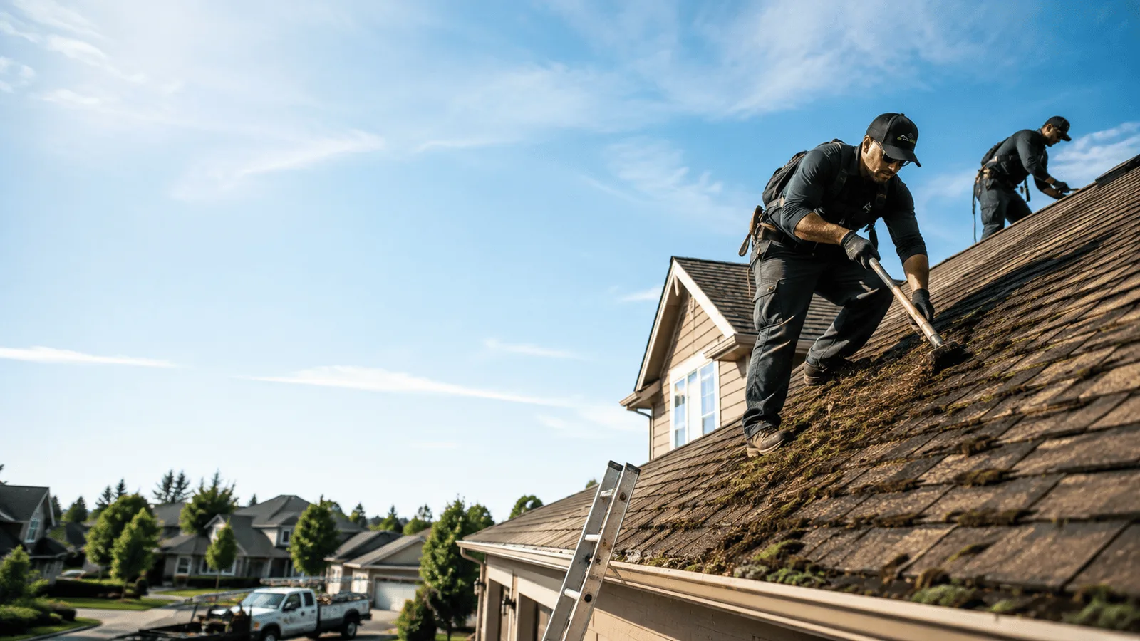 Roof Moss Removal in Barneveld, WI near me